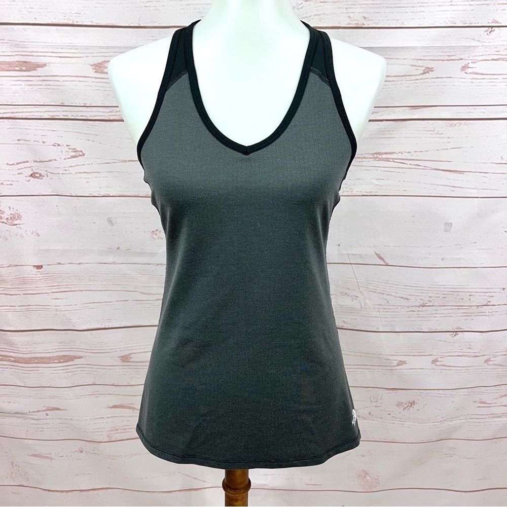 The North Face Herringbone Activewear Athletic V-neck Tunic Tank Top